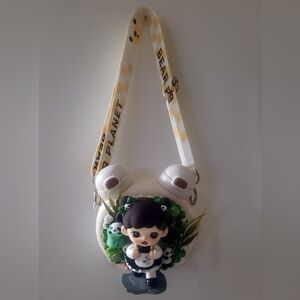 BRAND NEW - Bear Planet - Kids Water Bottle with Belt and Straw